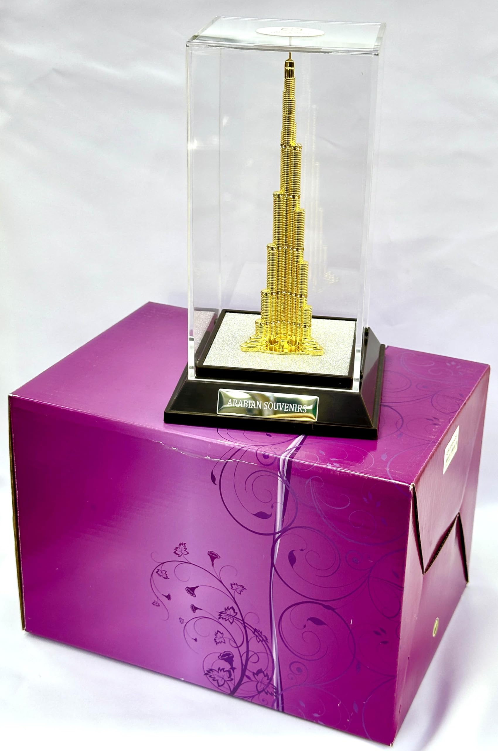 Crystal Temptation Burj Khalifa 7-Inch Long 24K Gold colour Plated